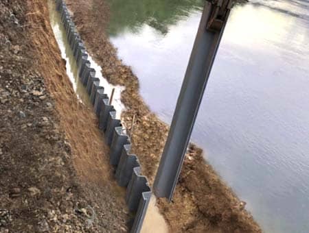 Construction Solution for Frp Sheet Piling