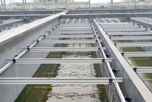 Application of FRP customized pultruded profiles in Chain Scraper Systems - Sewage Treatment