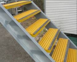 FRP grating for stairs