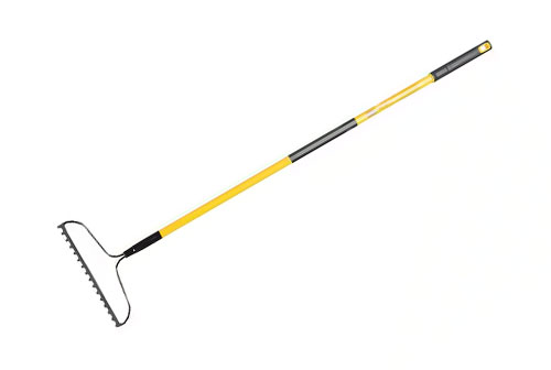 Fiberglass handle rake